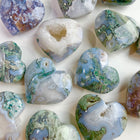 Moss Agate Hearts