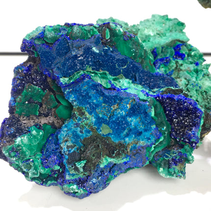 Crystal Specimen Azurite With Malachite Specimen
