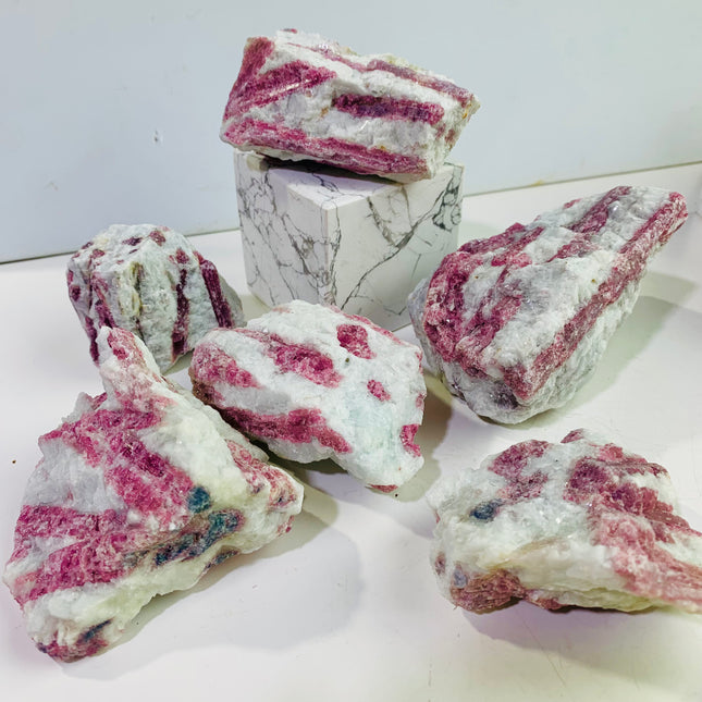 Pink Tourmaline Raw Stones