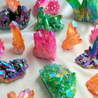 Crystal Cluster Aura Colorful Cluster For Wholesale Price