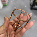 rose golden stand