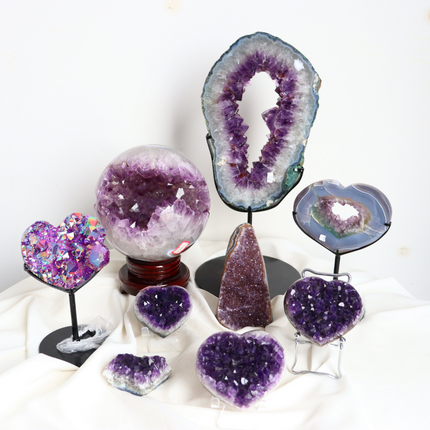 Amethyst and Agate set