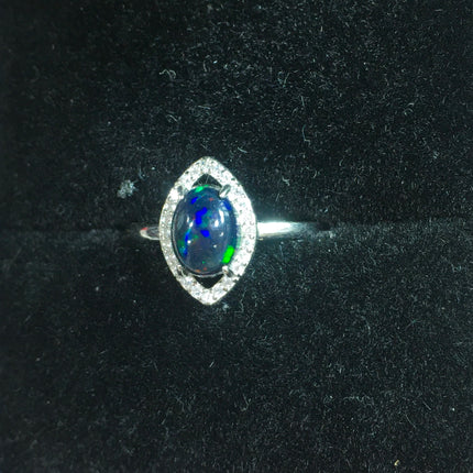 Mixed gemstone ring