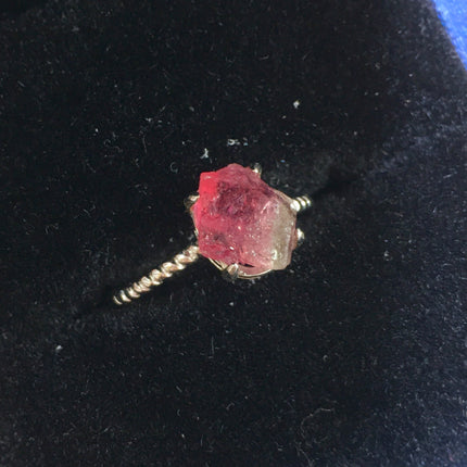 Mixed gemstone ring