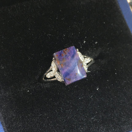 Mixed gemstone ring
