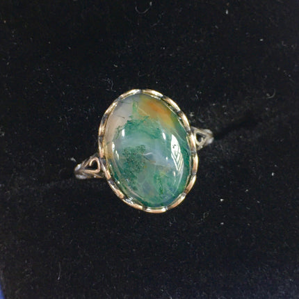 Mixed gemstone ring