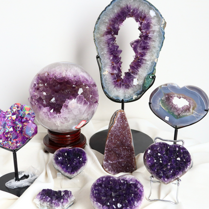 Amethyst and Agate set