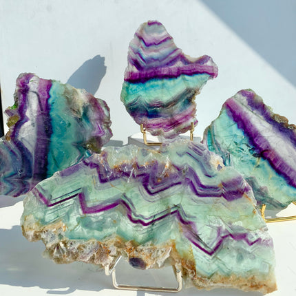 Rainbow Fluorite Crystal Slab wholesale product photo 1 for B2B crystal buyers