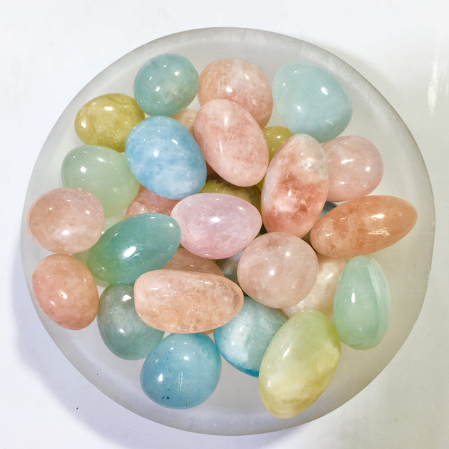 Morganite Tumbled Stones