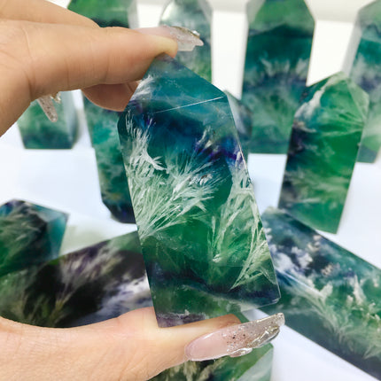 Feather Fluorite Tower