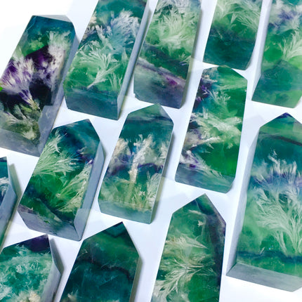 Feather Fluorite Tower
