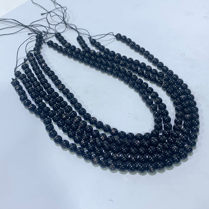 Mixed crystal bead strand