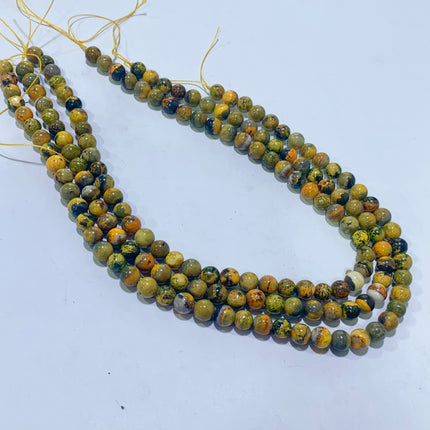 Mixed crystal bead strand