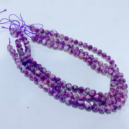 Mixed crystal bead strand