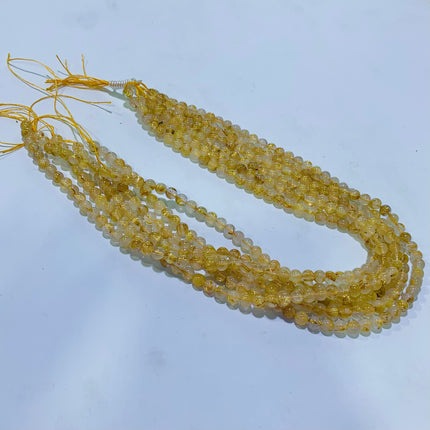 Mixed crystal bead strand