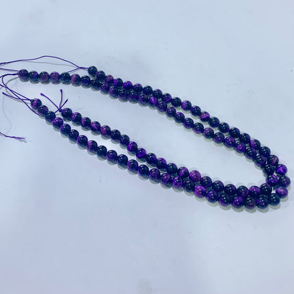 Mixed crystal bead strand