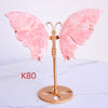 Crystalbutterfly wings -rouge jadebutterfly wing with stand
