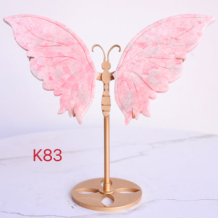 Crystal Butterfly Wings Rouge Jade Butterfly Wing With Stand