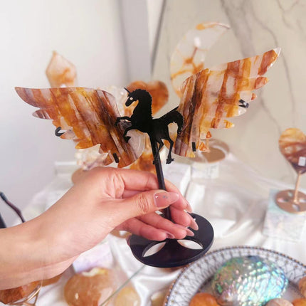 Golden Healer Quartz carving
