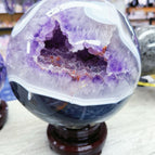 amethyst geode sphere no4