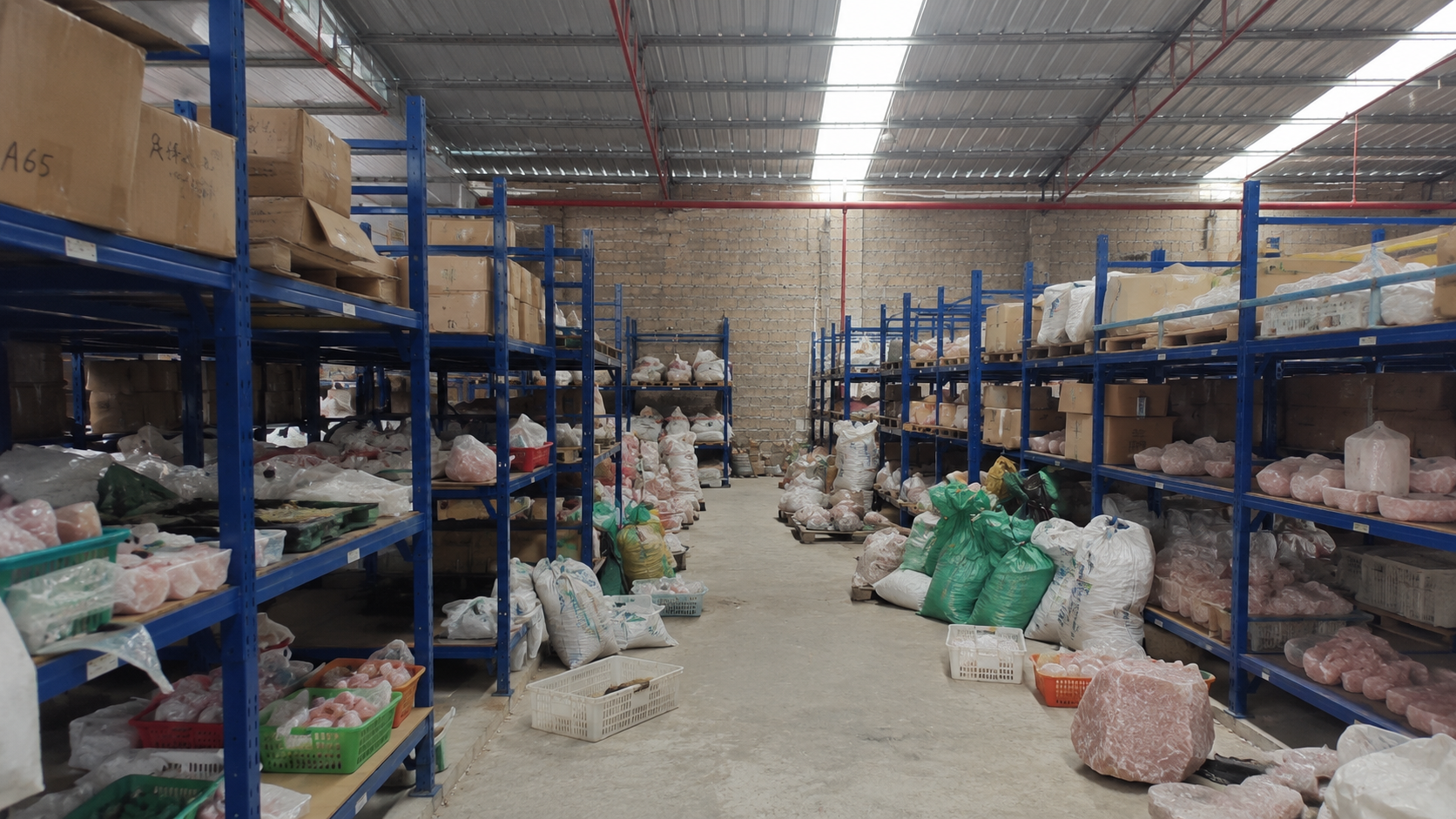 Crystal Wholesale China factory warehouse inventory and crystal stock storage