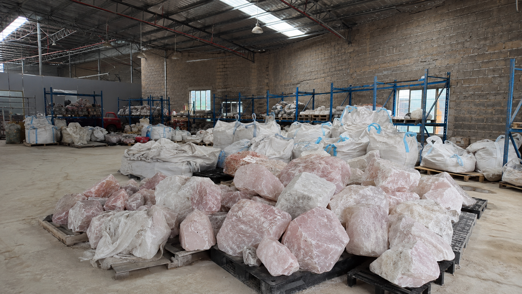 Crystal Wholesale China raw crystal material inventory stock