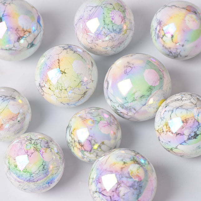Aura Howlite Sphere
