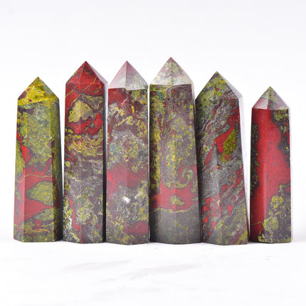 Dragon Blood Jasper tower