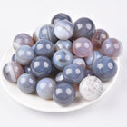 crystal sphere Blue agate sphere