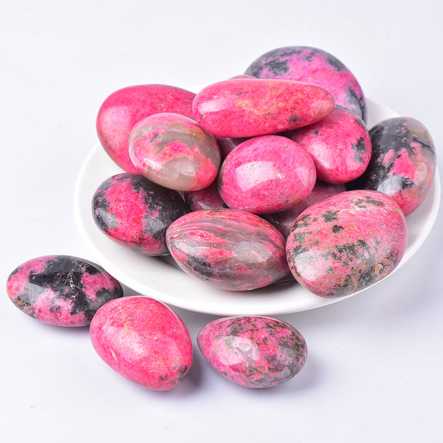 crystal palms Rhodnite palm stone