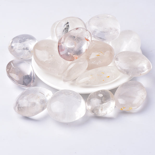 Clear Quartz palm stone