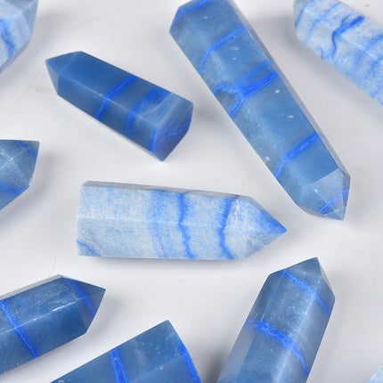 Crystal tower Blue aventurine tower / points
