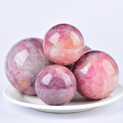 Crystal Sphere Purple Rose Spheres