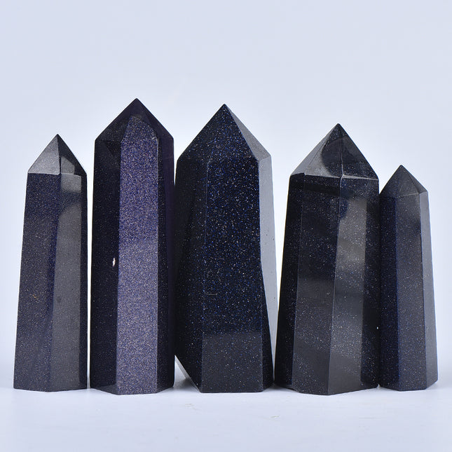 Crystal towers blue sand stone towers