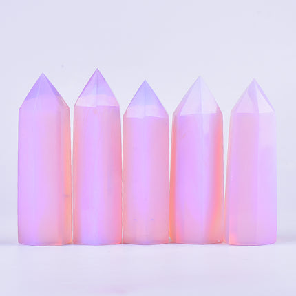 Crystal tower pink opalite towers
