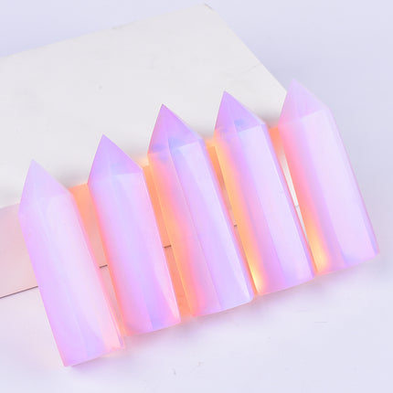 Crystal tower pink opalite towers
