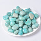 Natural Crystal Tumbles Amazonite Tumbles wholesale product photo 1 for B2B crystal buyers