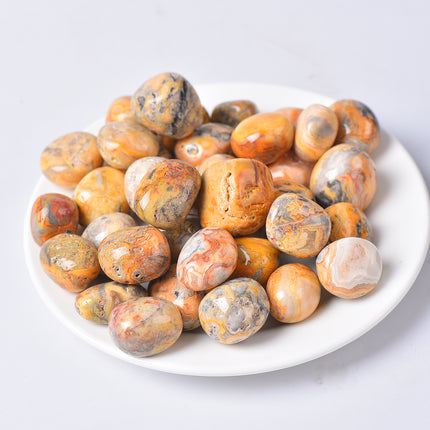 Crazy Agate tumbled stones