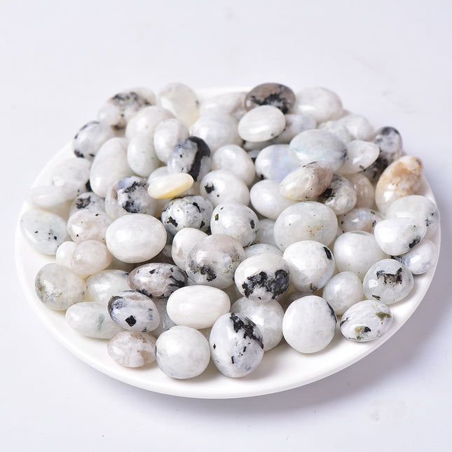 Moonstone tumbled stones