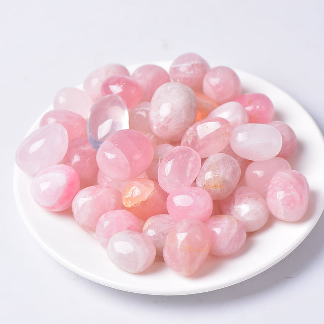 Rose Quartz tumbled stones