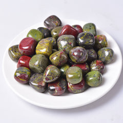 Dragon Blood Jasper tumbled stones