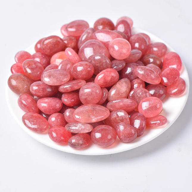 Strawberry Quartz tumbled stones