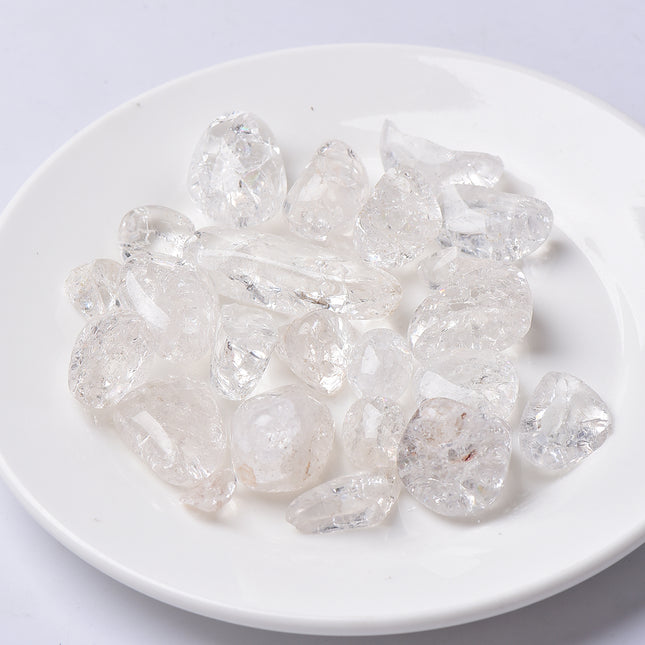 Crystal Tumble Crackle Quartz Tumbles For wholesale Price product photo 1 for crystal resellers