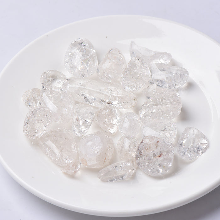 Crystal Tumble Crackle Quartz Tumbles For Wholesale Price