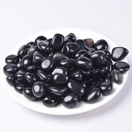 Black Obsidian Tumbled Stones