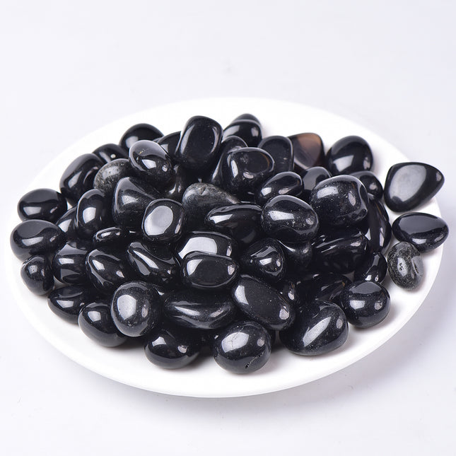 Black Obsidian Tumbled Stones