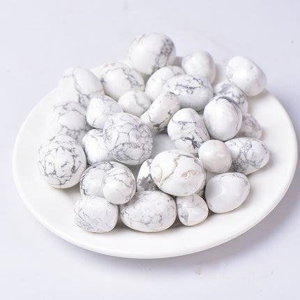 White Howlite Tumbled Stones