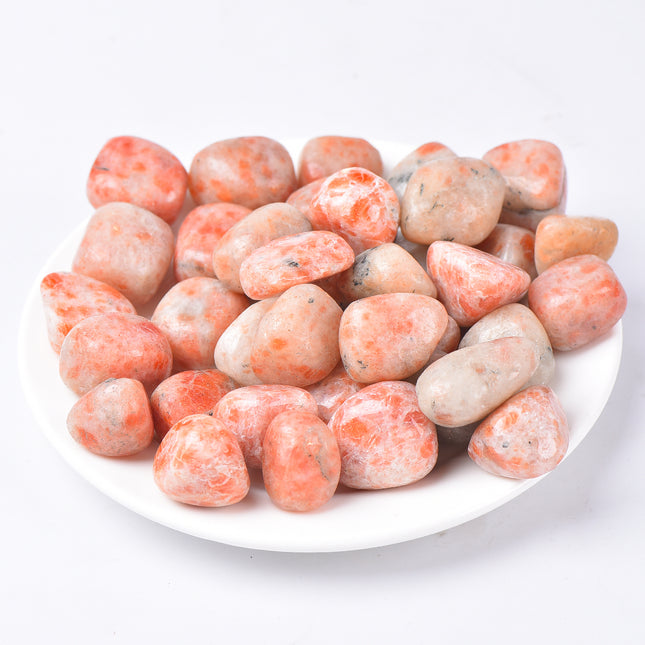 Golden Sunstone Tumbled Stones
