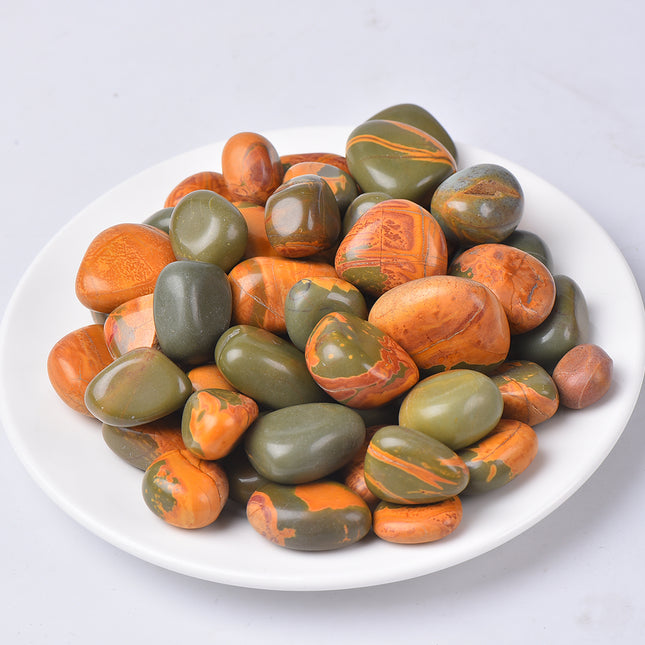 Red and Brown Jasper Tumbled Stones