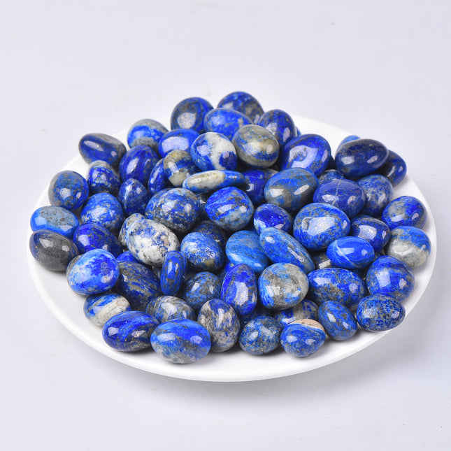 Natural Crystal Tumbles For Ornament Lapis Lazuli Tumbles wholesale product photo for B2B crystal buyers